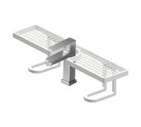 Générique Étagère De Robinet pour Lavabo,sans Perçage 50 Cm Forme en U Drainage Rapide,Organisateur Au-Dessus du Lavabo - pour gobelet cosmétique shampoing pièce d'eau Cuisine