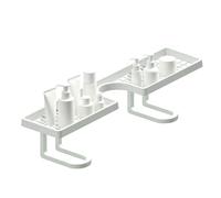 Générique Étagère lavabo Salle de Bain au-Dessus du Robinet - sans Perçage 50 Cm Forme en U Drainage Rapide | Organisateur sur Évier,pour gobelet cosmétique shampoing pièce d'eau Cuisine