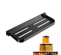 Générique Étagère Murale - d'aluminium | Présentoir Rabattable | Étagères flottantes murales pour Cuisine, Toilettes, commodité, Fonction Rabattable, espaces, extérieur