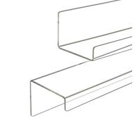 Générique Étagère Murale de Présentation,2 Pièces Acrylique Transparent Support Flottant,Étagères de Rangement Mural - pour Maison Chambre Salon Cuisine Bureau Shampooing Livres Photos