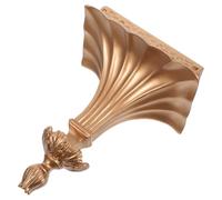 Générique Étagère Murale Flottante, Étagère D'exposition Vintage, Résine, Or, Rangement Mural, Gain de Place, pour Ornements et Objets Divers, Style Européen, Études et Murs Étroits