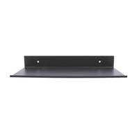 Générique Étagère Murale Flottante Support Polyvalent Noire en Alliage D'aluminium avec Finition Mate pour Livres et Photos, pour Salon et Bureau Moderne