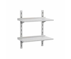 Générique Étagère Murale INOX Double Niveau 1000 × 300 mm