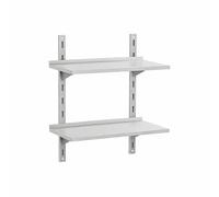 Générique Étagère Murale INOX Double Niveau 600 × 300 mm