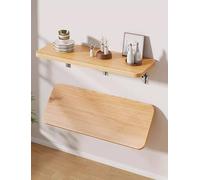 Générique Étagère Murale Pliable, Plateau de Table Mural, Extension de comptoir de Cuisine, étagère Flottante Peu encombrante, for Salon et Cuisine(50x30cm/19.7x11.8inch)