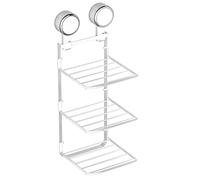 Générique Étagère Murale Pliante | Organiseur 3 Niveaux à Ventouses Gain de Place | Support Mural Plateau à Légumes - pour Intérieur Maison Cuisine Salle à Manger Salle de Bain