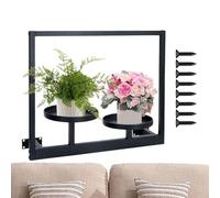 Générique Étagère Murale pour - Présentoir pour,Décoration Maison avec Porte Pots pour Chambre Salon Balcon Appartement Entrée