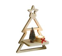 Générique Étagère Murale,Support Design Sapin de Noël Décoration d'Intérieur - Étagères Flottantes pour de Noël | pour Séjour Chambre Cuisine Porte Cheminée Entrée