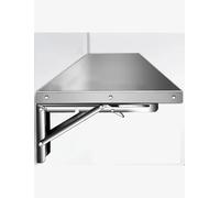 Générique Étagère Pliante Robuste en Acier Inoxydable, étagère Murale for Food Trucks, comptoirs de Vente et Cuisines Professionnelles(11.4x31.5in/29x80cm)