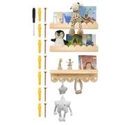 Générique Étagère pour Le Stockage des Livres pour - Organisation De Décoration en Bois Mural De Décoration De Bois Étagères De Chambre | pour Les Familles Jeunes Intérieurs À La Ma