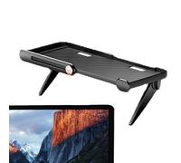 Générique Étagère pour Téléviseur du Dessus - Support d'Écran Plat Large Ajustable sans Perçage | Support pour Dessus TV Et Moniteur,Routeur Console De Jeu