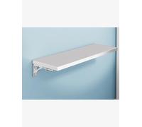 Générique Étagère Rabattable Murale en Acier Inoxydable for Food Truck, vitrines et Cuisines Professionnelles | Facile à Nettoyer(23.6x15.7in)