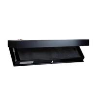 Générique étagère Secrète,Meuble Plus Tiroir Secret Étagère Murale à Rabat avec Compartiment Secret caché Panneau Mural Compartiment for Salon ou Bureau(Black)