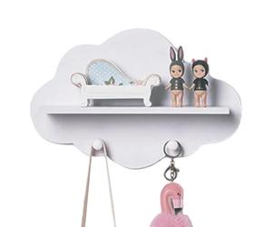 Générique Étagères Cloud - WPC, Étagères Flottantes Cloud À Haute Portance | Organisation Murale Esthétique, Rangement Décoratif pour Chambre d'enfant, Salon, Chambre À Coucher, d'enfant, Livres,
