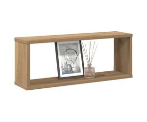 Générique Étagères Cube murales 2 pcs chêne Artisanal 60x15x23 cm,Meubles, Étagères, Étagères murales & corniches,856589