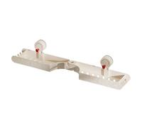 Générique Étagères De Douche,Support à Ventouse Murale pour Drain et Décoration Maison - Rack De Rangement Amovible Antirouille Cuisine | Pour Coin Shampoing Savon Brosse À Dents Dentifrice Lavabo