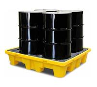 Générique Étagères murales pour Garage, Plateforme de rétention modulaire Industrielle pour fûts de 55 gallons, bac de rétention Anti-Fuite pour fûts de 55 gallons, Robuste et empilable, avec système