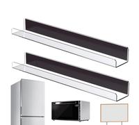 Générique Étagères Murales pour Pièces - Support Magnétique en Acrylique Transparent - Organisateur d'Étagère Flottante pour Livres,pour Figurines, Disques, Jouets, Frigo, Salle De Bain, Bureau,