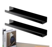 Générique Étagères Murales,Présentoir en Acrylique Transparent | Étagère à Livres Magnétique sans Perçage,pour Figurines, Disques, Jouets, Frigo, Salle De Bain, Bureau,