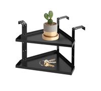 Générique Étagères pour Espace De Bureau - Support en Métal Ajustable pour Charges,Étagère Organisatrice pour Espace De Travail,pour Livres Maison Intérieur Mur Bureau Cuisine