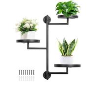 Générique Étagères Rotatives Pour D'intérieur, Étagère Rotative Pour , Étagère Pour À 3 Niveaux Avec Rotation À 180 Degrés, Support Mural Pour , Expose Plusieurs À L