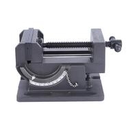 Générique Étau De Perceuse à Colonne Inclinable Robuste, étau Dangle Réglable De 0 à 90 Degrés, étau Industriel en Fonte, Pince Détabli pour Perceuse à Colonne (4inch)