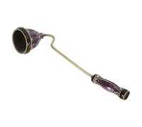 Générique Éteignoir à Bougie Rétro en Métal Longue Poignée, Accessoire Extincteur pour Bougies en Pot, Piliers et Coniques, Couvre-mèche Pratique, Outil à Bougie pour Maison et Fêtes,