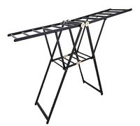 Générique Étendoir à Linge Pliable pour intérieur et extérieur. Étendoir à Linge Pliable en Alliage d'aluminium Robuste. Étendoir à Linge Pliable pour extérieur. (Noir, 150 cm)