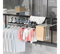Générique Étendoir à Linge Pliable pour intérieur et extérieur. Étendoir à Linge Pliable en Forme de Cheval, étendoir à Linge Pliable et rétractable pour Balcon, utilisable en intérieur et extérieur,
