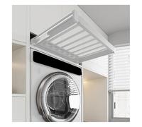Générique Étendoir à Linge rétractable avec Panier de Rangement intégré, Solution de séchage dissimulée pour Machine à Laver, Conception Peu encombrante (Couleur 2, 48x61-66cm)