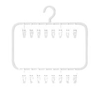 Générique Étendoir à Vêtements avec Clips,Étendoir à Vêtements Clips,Cintre pour sèche-Linge | Cintre à Pince Coupe-Vent pour sécher Les Chaussettes, Couches, sous-vêtements, Chaussettes, Gants