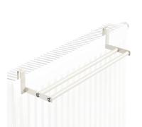 Générique Etendoir Linge Mural, Etendoir Radiateur, 2 Barres Porte Serviette Radiateur, Aucun PerçAge Radiateur Soufflant Porte Serviette, Seche Linge Mural (38cm)