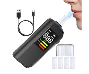 Générique Éthylomètre Écran LED Haute Définition | Testeur D'alcooémie Par Souffle Pour Les Rassemblements, Fêtes, Affaires, Dîners, Anniversaires, Vacances, Hommes, Femmes Et