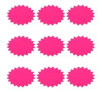 Générique Étiquettes Autocollantes Fluorescentes Papier Coloré 100 Feuilles 8X11Cm Rose Adaptées pour Affichage Prix et Produits de Base