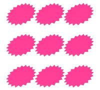 Générique Étiquettes de Prix Papier Fluorescent Forme 8x11cm 100 Feuilles Autocollantes pour Boutiques
