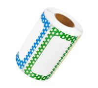 Générique Étiquettes Nominatives Colorées Autocollantes Rouleau de 1 Feuille Rectangulaire Personnalisables à Écrire pour École et Maison Autocollants pour Badges Nominatifs Soi-Même