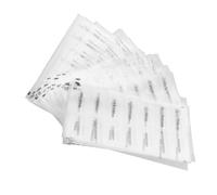 Générique Étiquettes Transparentes Autocollantes pour Flacons de Voyage en PVC Résistantes à L’Eau Lot de 20 Pièces pour Organisation de Produits de Toilette et Usage Salle de Bain