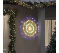 Générique Étoile rayonnante de Noël 140 LED Multicolore 17 cm,Éclairage de Noël,0.16KG-356225