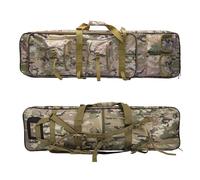 Générique Étui À Fusil Double Long, Sac Fusil pour Chasse Et Tir Sportif, Sac À Fusil Tactique Étui De Transport pour Arme À Feu avec Rangement pour Pistolet (CP,85CM)