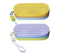 Générique Étui À Lunettes De Baignade - Lunettes Accessoires pour L'équipement De Natation, Caisses De Protection en Silicone, Boîte De Protection des Verres De Baignade pour