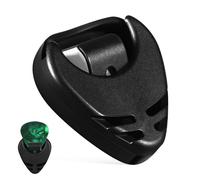 Générique Étui à Médiators Noir en Abs Léger et Facile à Utiliser pour Guitare, Capacité de Rangement D'environ 4 Médiators, Accessoire pour Guitare Acoustique et Électrique