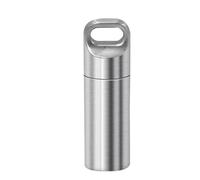 Générique Étui à pilules étanche - Porte-clés à pilules - Mini conteneur de Pilule | Boîtes à Pilule de Poche en métal, Porte-clés, Portefeuille de Voyage, Joint torique étanche, Porte-Pilule
