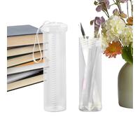 Générique Étui à Pinceaux | Rangement Extensible et Imperméable,Boîte à crayons et pinceaux | pour Marqueurs, Stylos, Papeterie, Bureau à Domicile, École et xtérieur, Voyage