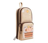Générique Étui au Crayon Capybara Mignon, Pochette de Crayon Capybara,Pouche de Crayon de Dessin animé | Big Capacity Stationery Organizer Sac Stand-Up Capybara Pen Case pour Les élèves de l'école