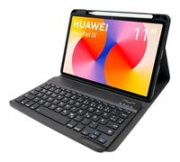 Générique Étui Clavier pour Huawei Matepad SE 11 2024,AZERTY Français,Housse De Clavier Folio Détachable sans Fil avec Porte-Crayon,German Keyboard