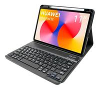 Générique Étui Clavier pour Huawei Matepad SE 11 2024,AZERTY Français,Housse De Clavier Folio Détachable sans Fil avec Porte-Crayon,Spanish Keyboard