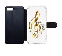 générique Etui Cuir pour IPHONE 6/6S clé de Sol - solfège Musique - Musicien - Housse Fermeture magnétique