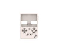 Générique Étui de Console de Jeu pour ANBERNIC RG35XX Plus, étui en Silicone pour Console de Jeu Protection Contre Les Chutes étui Simple de Couleur Unie (Blanc)