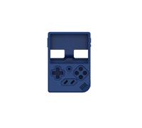 Générique Étui de Console de Jeu pour ANBERNIC RG35XX Plus, étui en Silicone pour Console de Jeu Protection Contre Les Chutes étui Simple de Couleur Unie (Bleu)