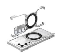 Générique Étui de Dissipation Thermique sans Bords en métal, Compatible avec Nubia RedMagic 11 Air 5G, Coque de Support magnétique, Couvercle de Protection d'objectif(Argent)